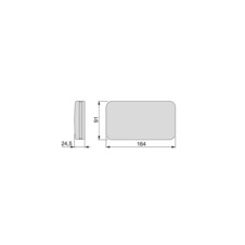 Kryt pro sklopný mechanismus pro dvířka Miniwinch, šedý - 3103107600_01.jpg