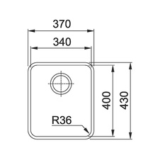 Kuchyňský dřez spodní montáž ANX 110-34 nerez - 862465_01.jpg