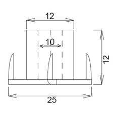 Matice narážecí M10 x 12 mm Zn - 08097_01.jpg