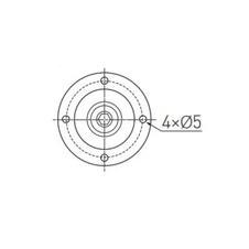 Nožka pohledová 95 - 105 mm aluminium - 7104525_01.jpg