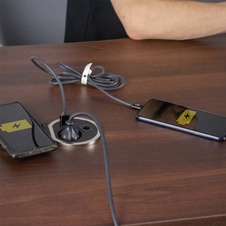 Zásuvka zapuštěná černá SAMBO BOX s indukční nabíječkou 1x USB, 1X USB C - 950832_03.jpg