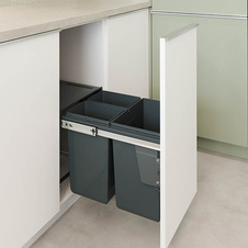 Výsuvný odpadkový 3-koš 2x10 l + 1x20 l + set pro úchycení dvířek, antracit, K40 - 1007004602_001.jpg