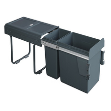 Výsuvný odpadkový 2-koš 1x20 l + 1x10 l + set pro úchycení dvířek, antracit, K30 - 1007002602.jpg