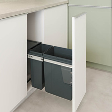 Výsuvný odpadkový 2-koš 1x20 l + 1x10 l + set pro úchycení dvířek, antracit, K30 - 1007002602_001.jpg