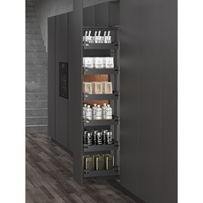 Potravinová skříň WIRELI Style 4 koše 400mm, 350x505x1259-1655mm, antracit - 1001007202_001.jpg