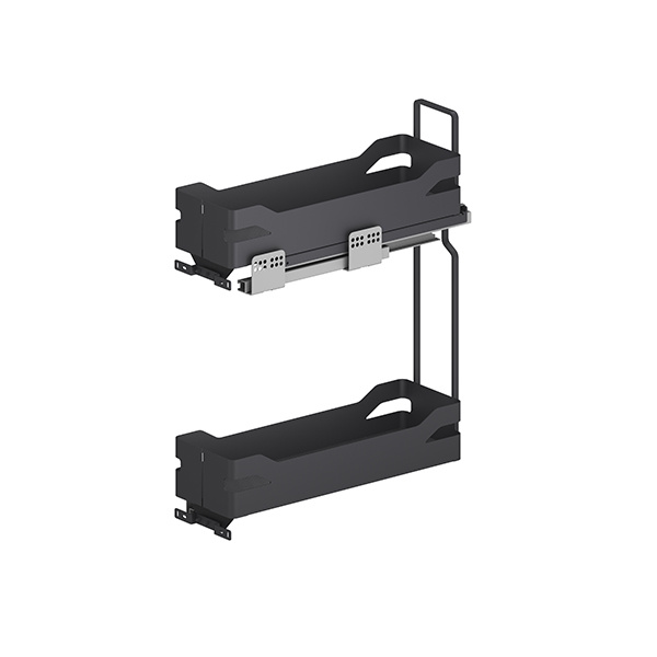 Plnovýsuvný dvojkoš boční WIRELI Style s tl.dovřením, 114x480x580mm, antracit  korpus 150mm - 1002100202.jpg