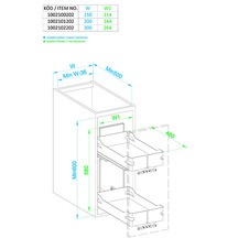 Plnovýsuvný dvojkoš boční WIRELI Style s tl.dovřením, 264x480x580mm, antracit  korpus 300mm - 1002102202_002.jpg