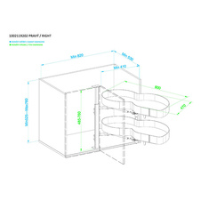 Rohová výsuvná police WIRELI Style - pravá, 800x403x490-790mm, antracit - 1002119202_002.jpg