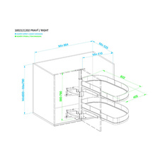 Rohová výsuvná police WIRELI Style MAX - pravá, plné dno, 832x405x560-790mm, antracit - 1002121202_002.jpg
