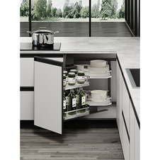 Slepý roh WIRELI Elegance s tl. dovřením - Levý, 864-900x535x580mm, bílá, chrom - 1002211201_001.jpg