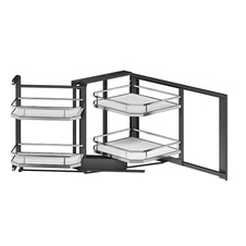 Slepý roh WIRELI Elegance s tl. dovřením - Levý, 864-900x535x580mm, bílá, chrom - 1002211201_003.jpg