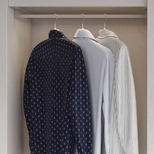 Šatní tyč LUXE s protiskluzovým páskem, 2,35m, kamenná šedá - 2005021301_001.jpg