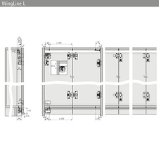 WingLine L, Sada kování pro lehké dveře bez dolního vedení, 12 kg, bílá, pravé, Se zavírací pružinou - 9339390_02.jpg