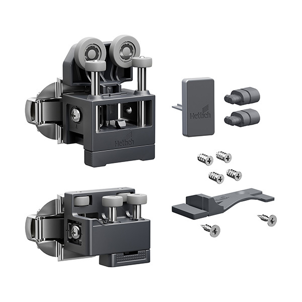 WingLine L, Sada kování pro středně těžké dveře s dolním vedením, 12 kg, antracitová, levé, se zavírací pružinou - 9339384.jpg