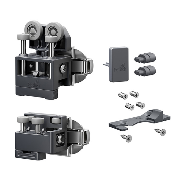 WingLine L, Sada kování pro středně těžké dveře s dolním vedením, 12 kg, antracitová, pravé, se zavírací pružinou - 9339368.jpg