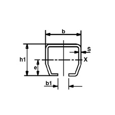 Pojezdová kolejnice HELM 400 - ocel žlutě pasivovaná - 710716_01.jpg