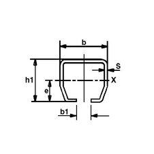 Pojezdová kolejnice HELM 300 - ocel žlutě pasivovaná - 710710_01.jpg
