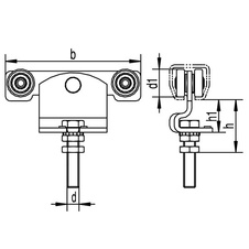 Pojezd HELM 391, dvoupárový, ocel žlutě pasivovaná - 710712_01.jpg