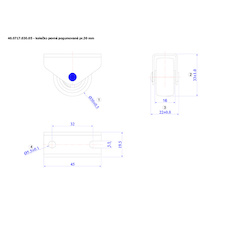Kolečko pevné pogumované pr.30 mm - 00224_01.jpg