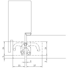 Dveřní závěs AN 150 3D, pro bezfalcové dveře, zinkový odlitek bílý - 710753_03.jpg