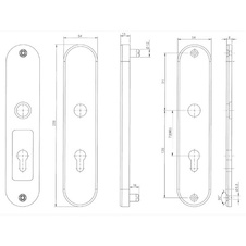 Bezpečnostní kování FAB BK325/90 MADLO/KL IROX - 22802_01.jpg